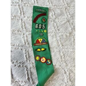 Vintage Greater Minneapolis GIrl Scout Sash w/ Patches Badges Pins MINNESOTA